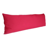 Travesseiro De Corpo Xuxão 140x50 Comprido Cheio Happy Line Cor Vermelho
