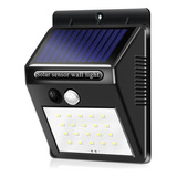 Panel Reflector Solar 20 Led Sensor Movimiento 