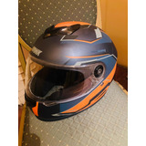 Casco Hawk Rs1 Alpha Sophie/naranja Mate