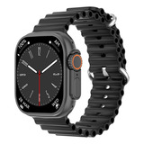 Smartwatch Serie Ultra9 3pulseiras 49m Tela 2.2 Gps Siri Nfc