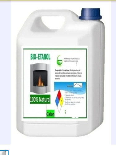 Bioetanol Anhidro 98% Para Chimeneas Galon 3800 Ml 