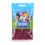 Perler Fuse Hama Beads 1000 Unidades Color Rojo (xsr)