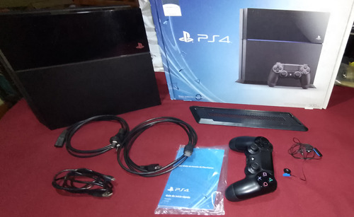 Playstation 4 Ps4 Play4 Fat + Soporte Para Poner En Vertical