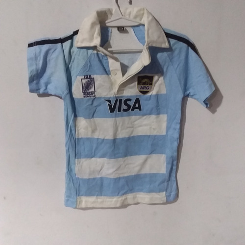 Camiseta Los Pumas  Rugby Mundial Irb Talle Niño