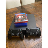 Playstation 4 Pro 1tb + 2 Controles + Juegos Fortnite