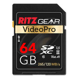 Tarjeta De Memoria Sd De 64 Gb Para Camaras | Ritz Gear