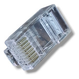 Conectores Rj45 Lan Cat6 Metálico Bolsa 100 Unidades