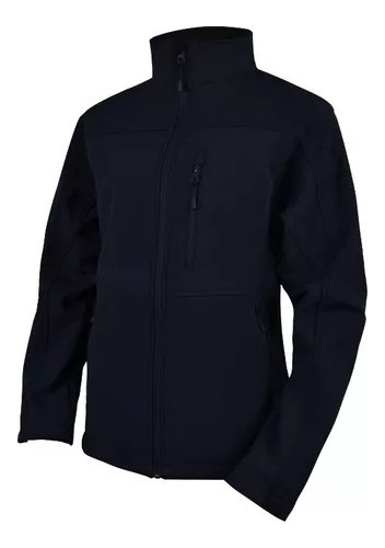 Chaqueta Softshell Custom Series Azul Con Cierre Talla M