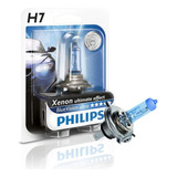 Lampara H7 Blue Vision Philips Halogena Baja 55w Autos 12v