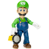 Muñecos Super Mario Bros. La Pelicula Luigi 13 Cm Articulado