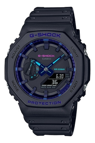 G Shock Ga 2100vb 1adr Fibra De Carbono Original Colores Esp