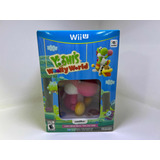 Bundle Yoshi Woolly World + Amiibo Yoshi Rosa