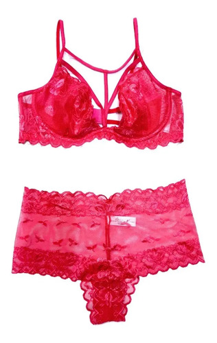 Coordinado De Encaje Sensual Sexy Anne Shantel Mf44-18