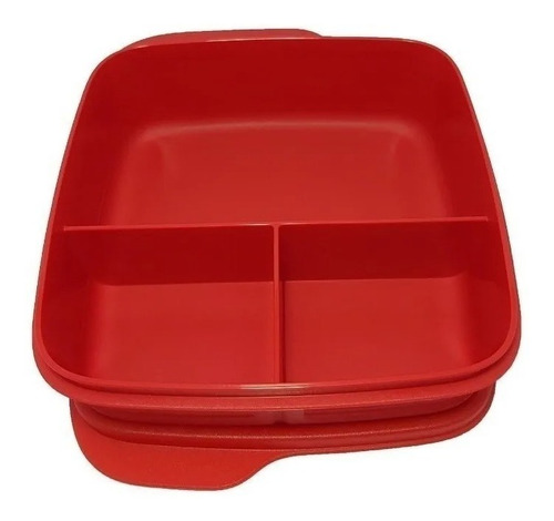 Tupperware Basic Line 550 Ml Porta Lanche Com Divisórias