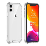 Carcasa Transparente Gel Rugged Para iPhone XR + Lamina