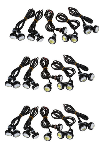 30 Luces Led Ojo Águila For Coche, 9 W, 12 V, 23 Mm,