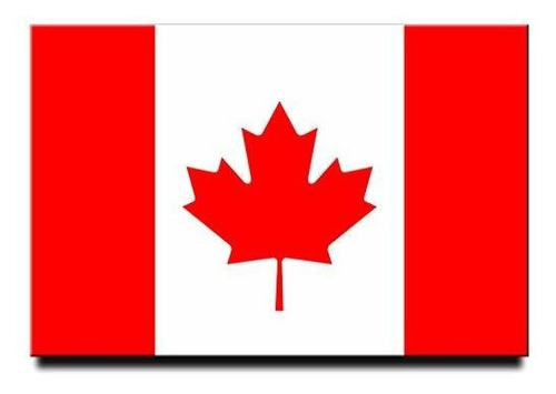Imán De Nevera Con Bandera De Canadá, Recuerdo De Viaje De O