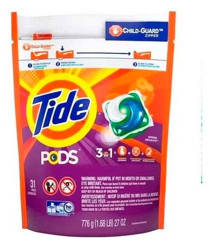 Tide Detergente Capsulas Pods 31