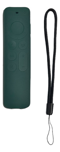 Funda Cobertura Total Para Apple Tv Siri Remote 4k Verde