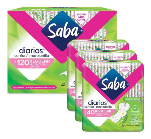 Protector Saba Diarios 120 Pzas