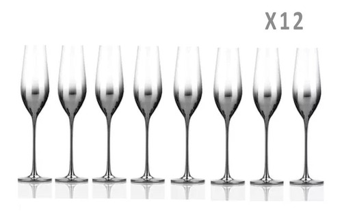 Set Copas De Vidrio Diseño Champagne 170 Ml X12