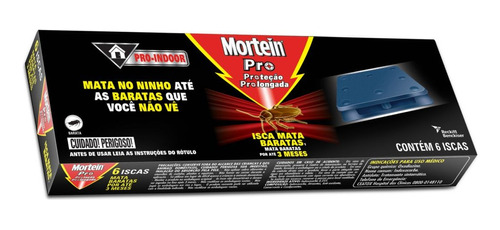 Inseticida Isca Mata Barata Mortein Caixa Com 6 Unidades