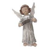 Figura Decorativa Angel Instrumentos Musicales