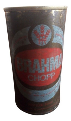 Lata Antiga Chopp Brahma De Ferro Envio Imediato