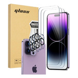 3+3 Cristal Mica Templado Para iPhone 15 Promax 15pro/plus