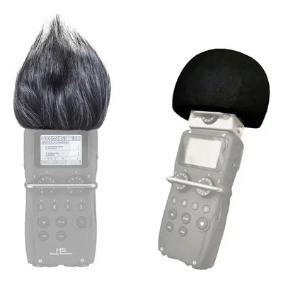 Filtro Antiviento QD Tascam H5 H6 DR40 Esponja Y Flurry Pelo Sintético | Envío gratis