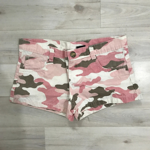 Short Niña Nena Rosa Animal Print Talle 8