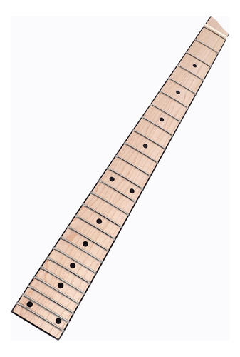 Mástil De Guitarra De Arce Sin Cabeza, Diapasón De 25 Traste