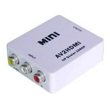 Convertidor Rca (av) A Hdmi  Audio Video 