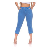 Calça Jeans Mom  Feminina Wide Pant  Rasgada Verão 2022