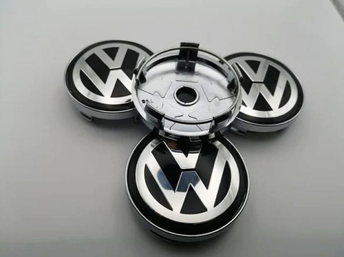 Tapas De Aros Emblema Logo Volkswagen (juego De 4 Unidades) Foto 9