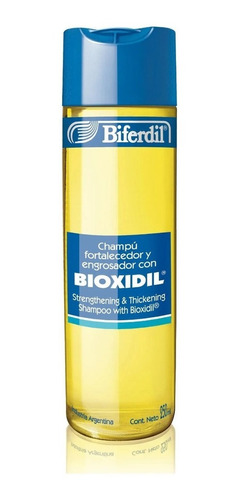 Shampoo Biferdil Bioxidil Trat Caída Pelo Fortalecedor 250ml