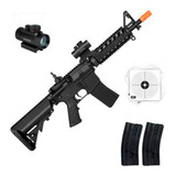 Airsoft Elétrica Bivolt Cyma M4 Cm505 Cal6mm +red Dot +2mag