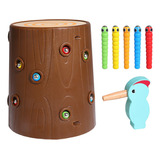 Woodpecker Bird Eating Worm Insect Toys Magnet Hard .