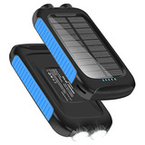 Power Bank Solar De 20000mah, Cargador Solar De Gran Ca...