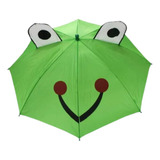 Guarda-chuva Infantil Bichinhos Automatico Apito Verde