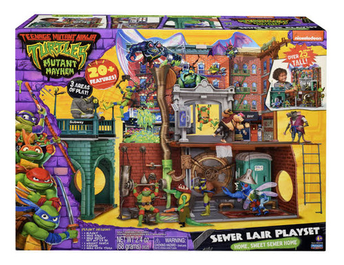 Tmnt Tortugas Ninjas Alcantarilla Set De Juego Mayhem Sewer