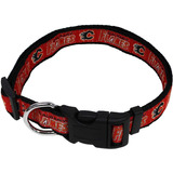 Pets First Nhl Calgary Flames Collar Para Perros Y Gatos, Gr