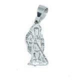 Dije De Santa Muerte De Plata De 2 Cm Y Estuche Sn1