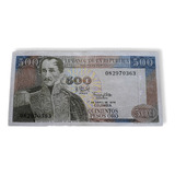 Billete De 500 Pesos Oro De 1979