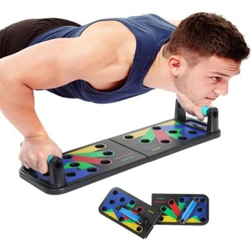 Tabla Push Up Sistema Completo De Flexiones Plegable Portati