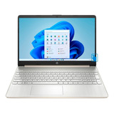 Notebook Hp 15-dy2073dx Plata Natural Táctil 15.6 , Intel Core I7 1165g7  16gb De Ram 512gb Ssd, Intel Iris Xe Graphics G7 96eus 1920x1080px Windows 11 Home