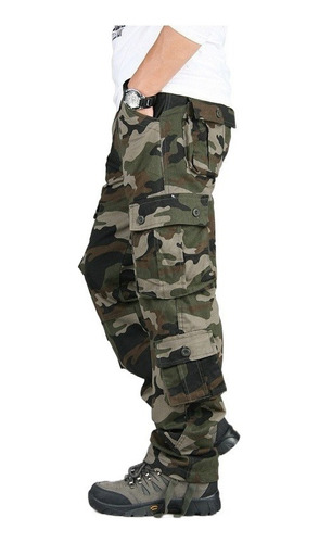 Pantalones Cargo Camouflage Joggers Pantalones Militares Tác