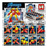 Super Heroes Bloques Para Armar Con 10 Cajas