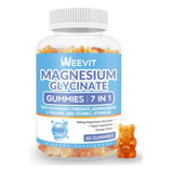 Magnesio  Gomitas De Glicinato De Magnesio 400 Mg Weevit