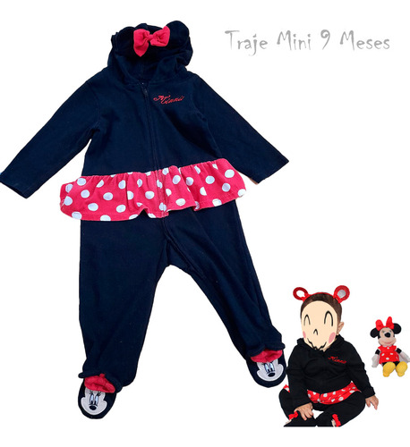 Pijama Body Enterito Polar Disney Licencia Minnie